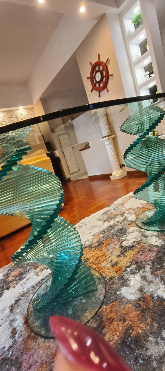 Image 1 of Tavolo di cristallo Tonelli 