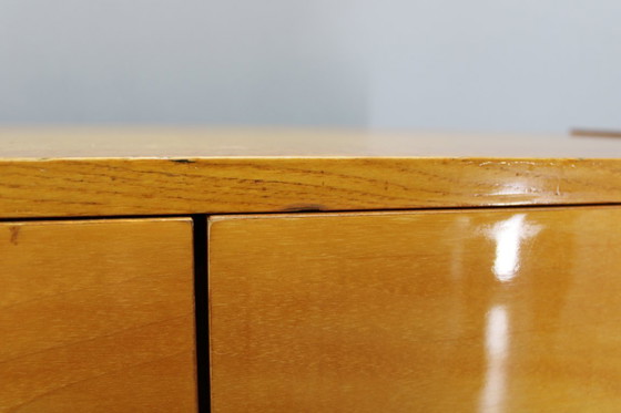 Image 1 of 1960s Czechoslovakian Maple Veneer Sideboard, High Gloss Finish