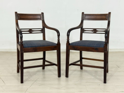 Preciosa silla de comedor inglesa | Silla de escritorio | Silla de caoba | Sillas vintage – kuipstoelen, Wood
