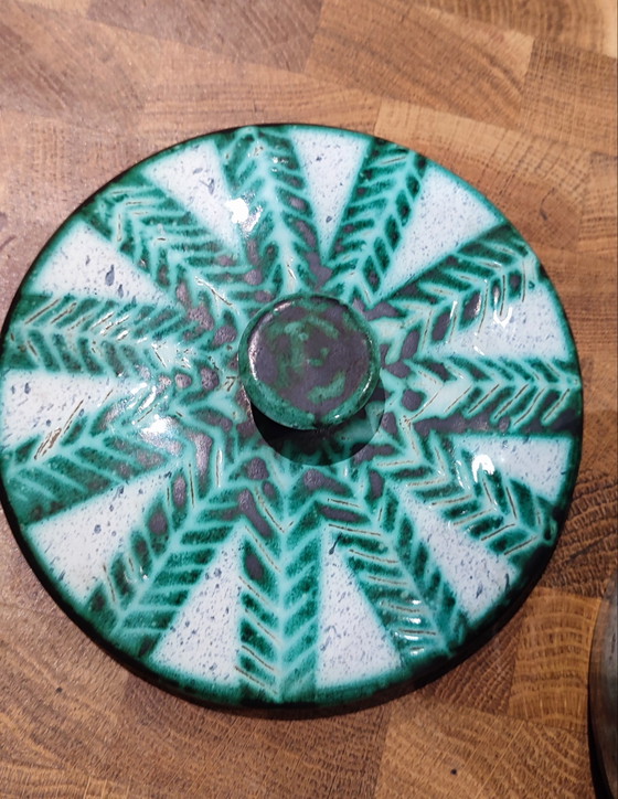 Image 1 of Gedeckter Topf Keramik Vallauris von Charles Voltz