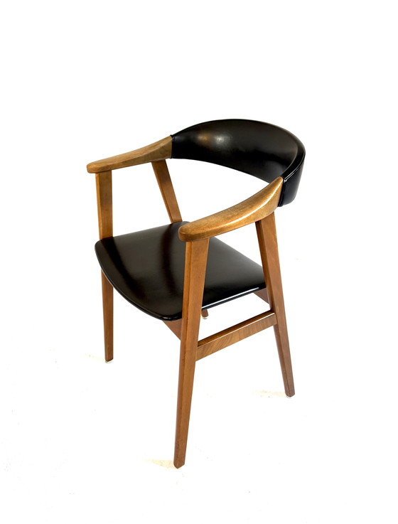 Image 1 of Ensemble de 6 chaises de salle à manger danoises vintage Mix & Match des années 60