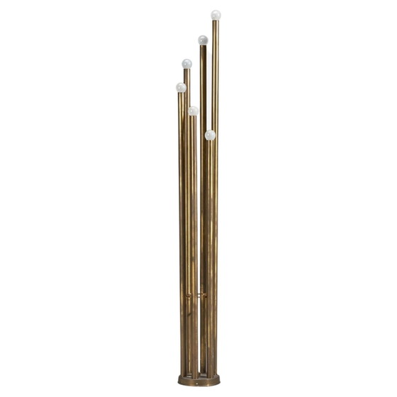 Marco Zotta Lampada da terra modernista italiana in ottone dimmerabile 1970 – Lampade da terra (photo 6 of 20)