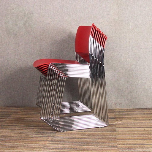 10x HOWE 40-4 Chaise de cantine empilable