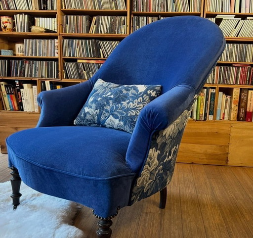 Volledig gerestaureerde paddenstoel fauteuil