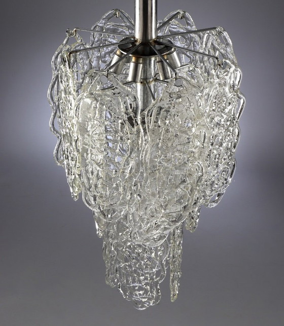Image 1 of Lustre Mazzega Murano 1970