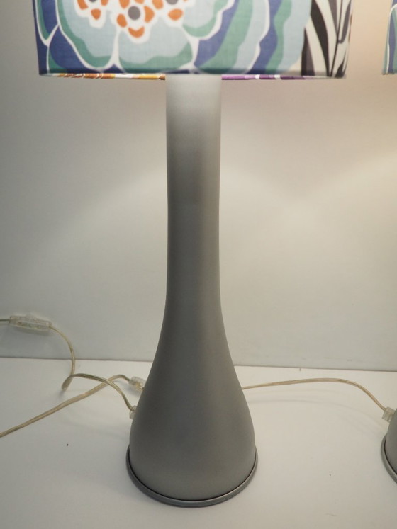 Image 1 of Set di lampade da tavolo minimaliste/tessuto Missoni