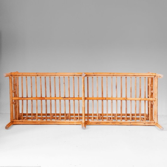 1x 1970s Italian Bamboo And Rattan Sofa, Vivai Del Sud Style, Riviera Modern – 3-5 seaters, Wicker (photo 7 of 17)