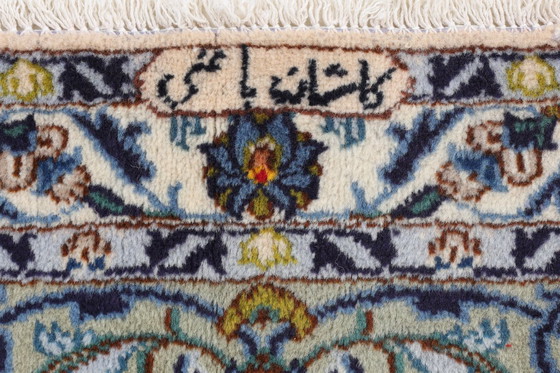 Image 1 of Tappeto persiano Kashan firmato 4,28 x 3,08 Tappeto orientale pregiato n. 1152