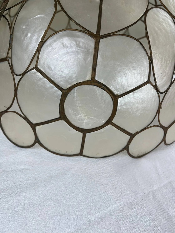 Grande suspension en nacre – Brass, Art Nouveau (photo 9 of 12)