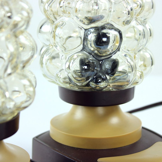 Image 1 of Lámparas de mesa de la era espacial de Helena Tynell para Orion Leuchten, década de 1960, juego de 2