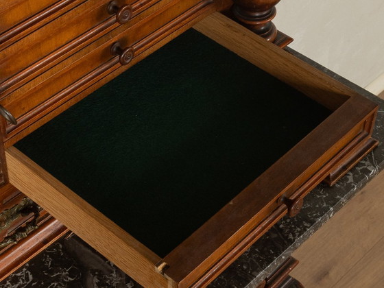 Mobile dentale antico, circa 1880-1900, Neorinascimento, Credenze, Legno, Marrone (foto 7 di 8)