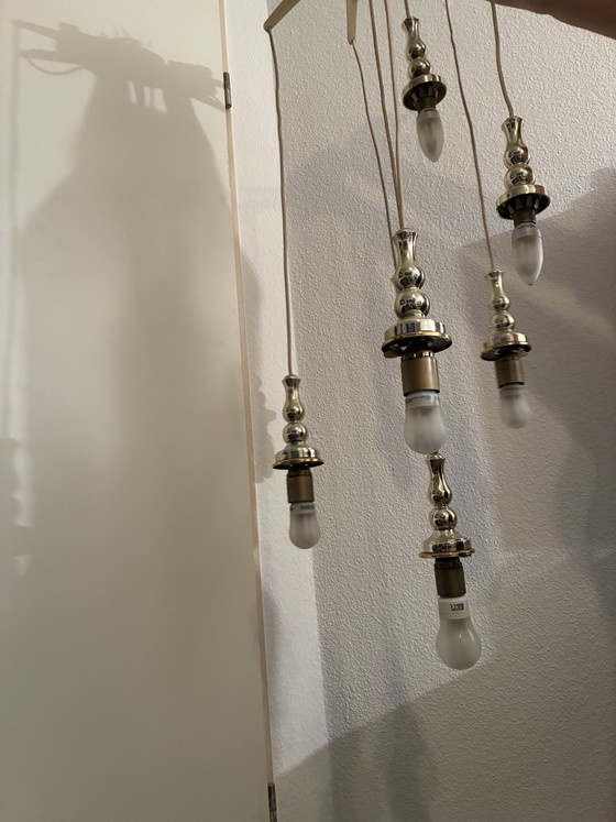 Image 1 of Lampe Cascade Fischer Leuchten à 7 lumières – Style futuriste des années 1970

