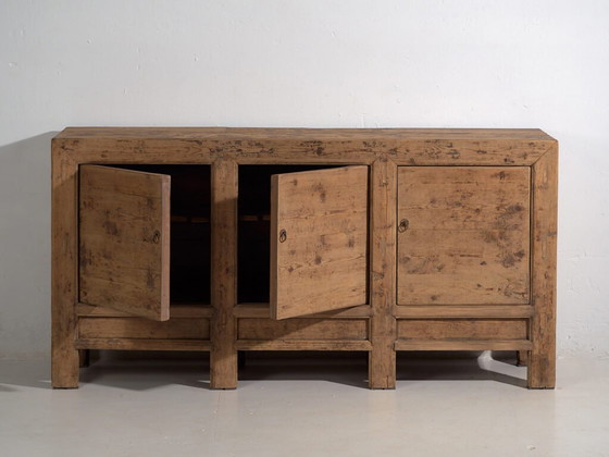 Antikes dreitüriges Sideboard (ca. 1900) #2 (photo 40 of 40)