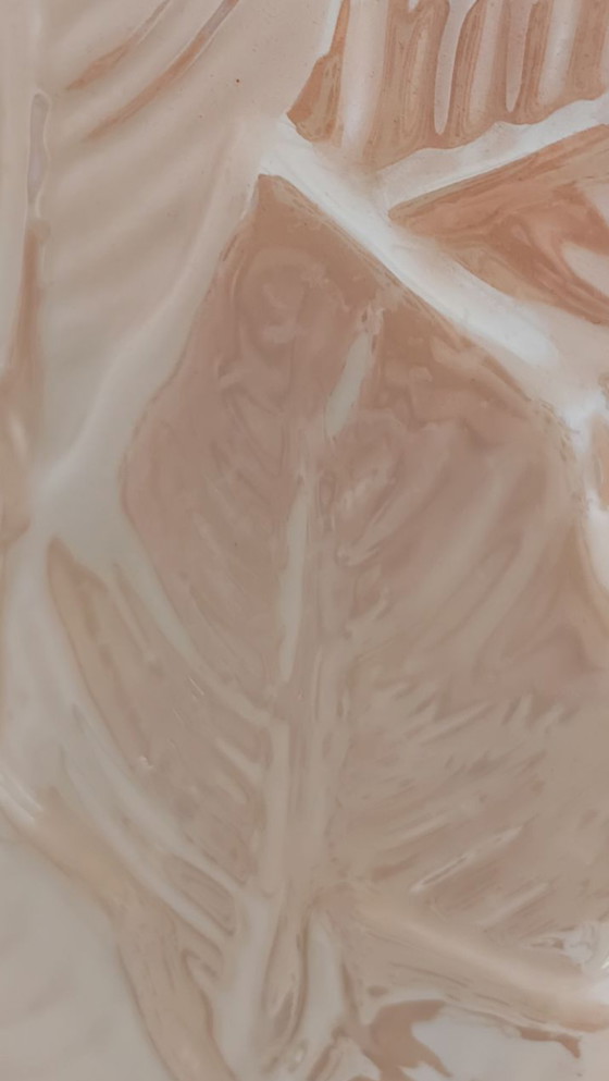 Image 1 of Colonna portavasi italiana con vaso coordinato in rosa madreperla