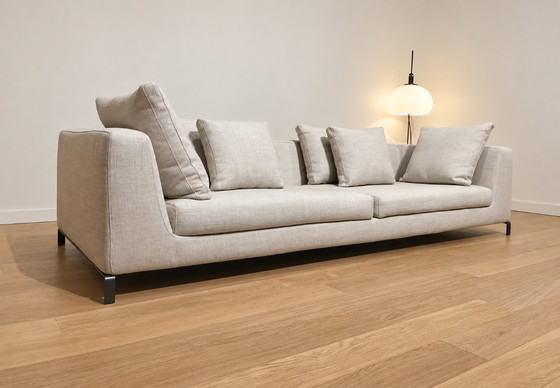 Newly Upholstered B&B Italia Ray 4-seater + WARRANTY, 3-5 seaters, Other, Metal, Beige, Modern (photo 3 of 8)