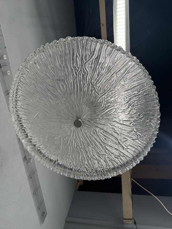 Image 1 of 1960s Plastic Pendant Lamp with Retro Design