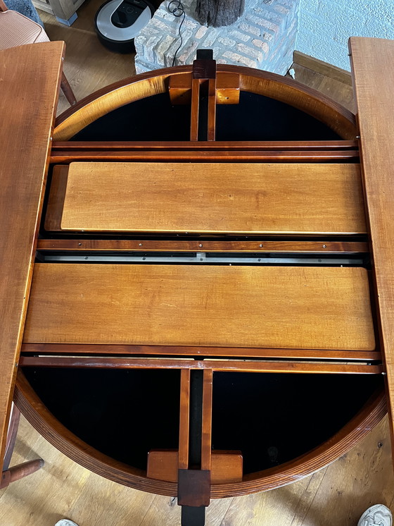 Image 1 of Schuitema Shaker dining table with chairs.