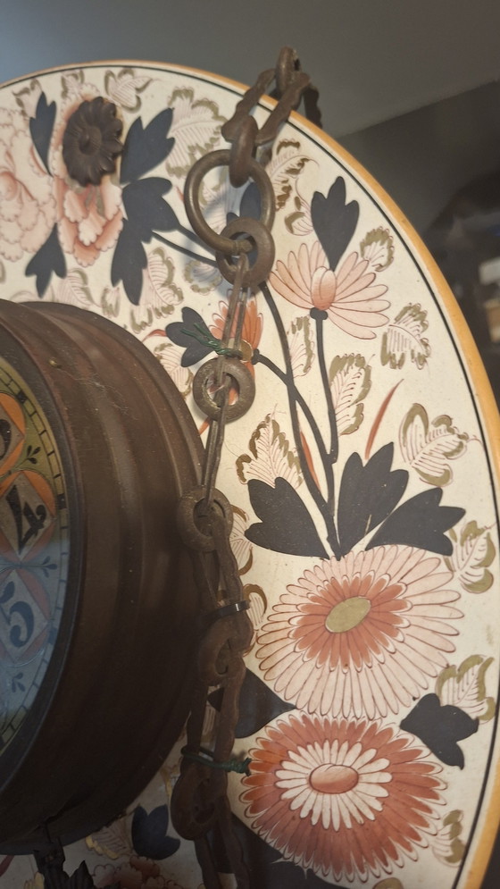 Image 1 of Eugene Farcot porseleinen klok uit 1870