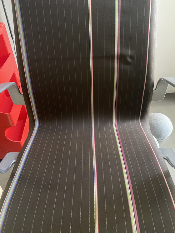 Image 1 of 1x Arne Jacobsen Fritz Hansen Oxford Stuhl Drehstuhl Bürostuhl Paul Smith quadratisch