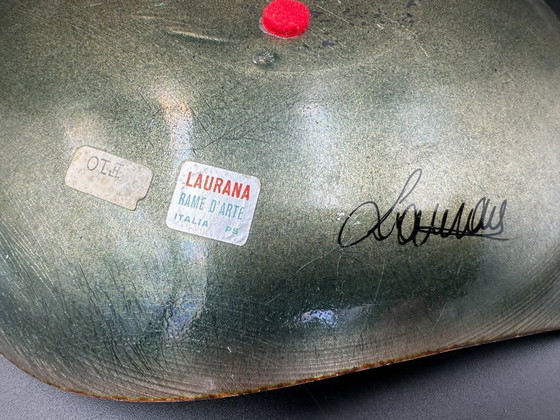 Image 1 of Smalto Laurana Italia su piatto in rame