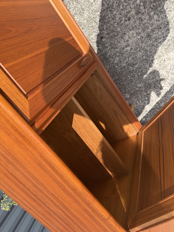 Vintage Teak Sideboard Dresser 2-Piece – Wood (photo 18 of 20)