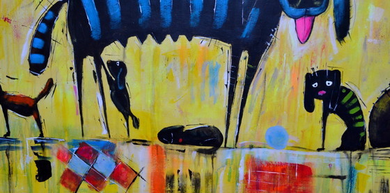 Image 1 of Piotr Piskorz "Maternelle pour chiots - l'heure de la sieste" XXL