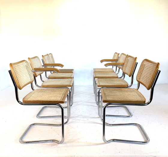 Image 1 of 8x vintage Cesca dining chair, Marcel Breuer '70