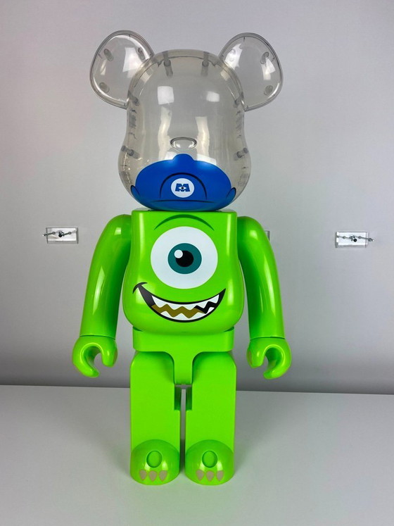Image 1 of Bearbrick Disney Pixar Monsters & Co. MIKE versione 1000% MEDICOM toys
