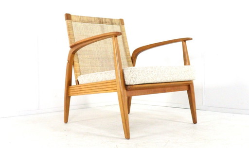Vintage fauteuil 'Betzigau' rattan | 2 stuks op voorraad 
