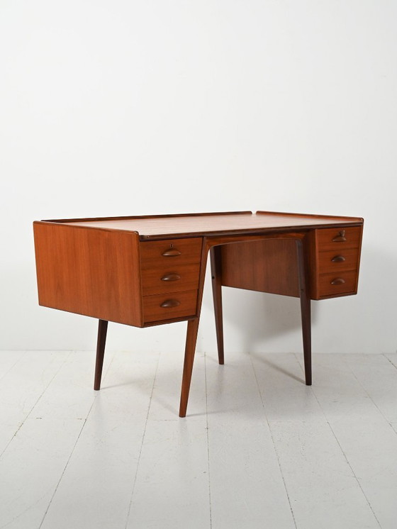 Image 1 of “PL Uddebo” teak desk by Svante Skogh