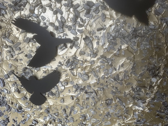 Image 1 of Painting acrylic metal linen 3D