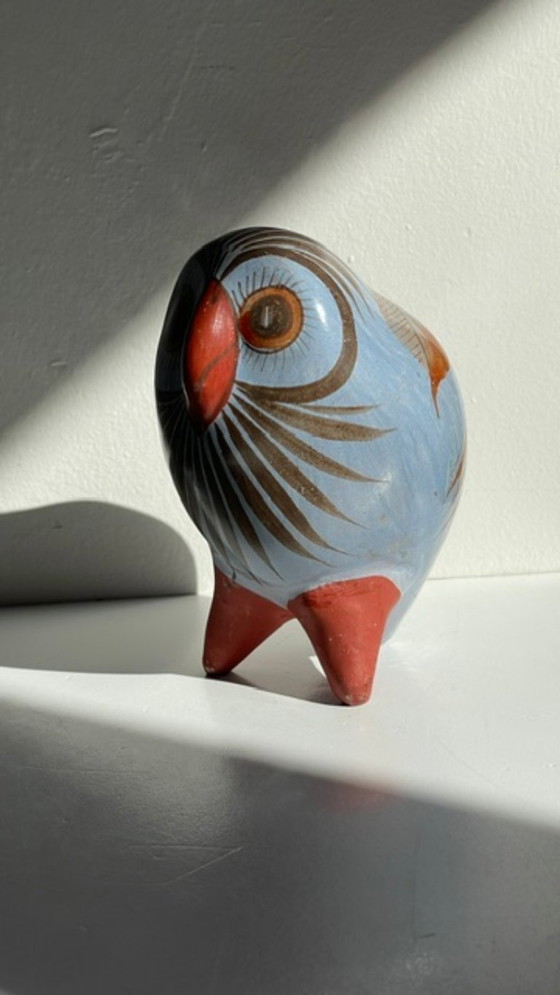 Vintage HANDCRAFTED Ceramic OWL – MEX JP, Decorative Objects (photo 30 of 35)