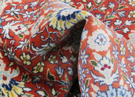 Image 1 of Origineel Hereke wollen tapijt, antiek, 350 x 80 cm