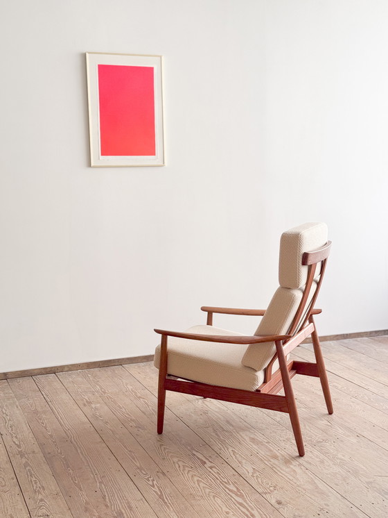 Image 1 of Mid-Century Danish Lounge Armchair in Teak FD 164 by Arne Vodder for France and Son., Denmark, 1960s