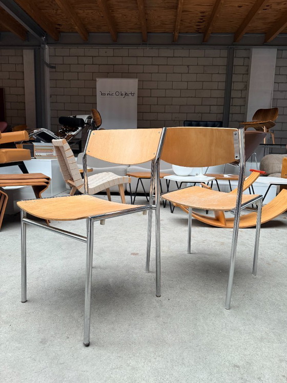 Image 1 of 2x sedie vintage Gijs van de Sluis