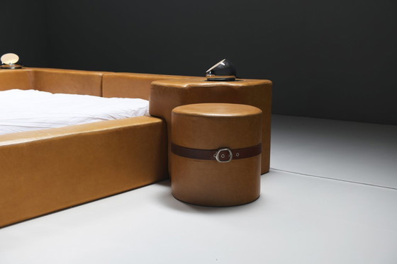 Image 1 of  TUCROMA bed and rotating warderobe with mirror by Guido Faleshini - i4 Mariani