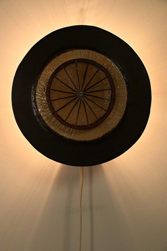 Image 1 of Elegante lampada da parete in ceramica danese