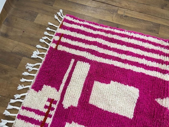 Image 1 of Tapis azilal tissé main artisanale traditionalle taille 3/4 m