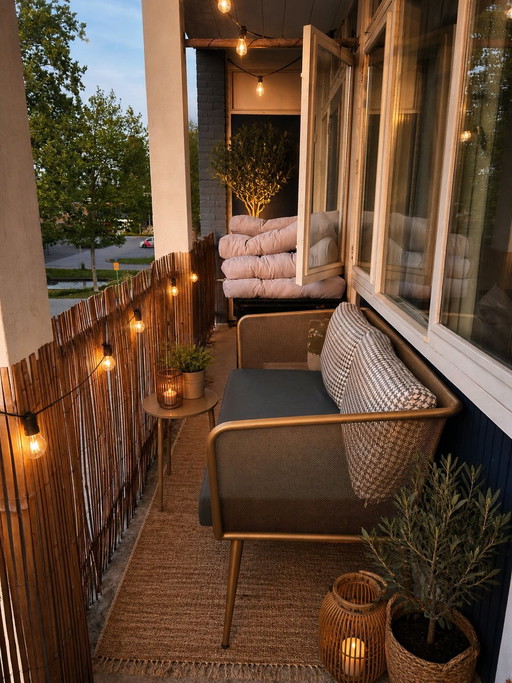 Design Tuinbank 2-zits (140cm) | Loungebank Incl kussens