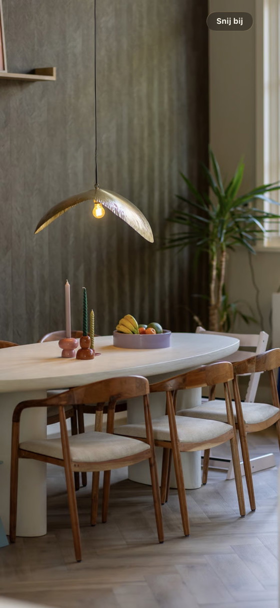 Image 1 of Designer dining table Pomax Piastro white