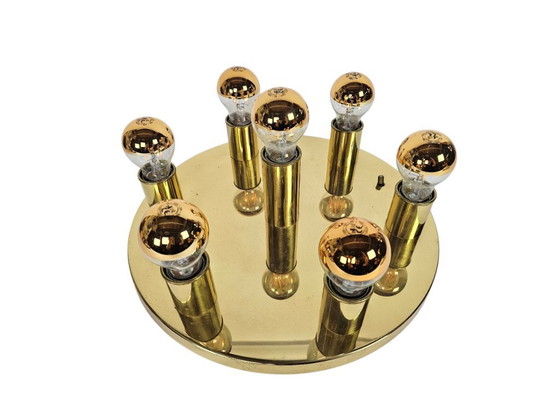 Image 1 of TZ Schmitz Leuchten - laiton - plafonnier - Mid Century modern - Allemagne - années 70