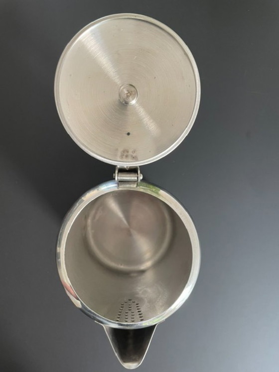 Image 1 of Caffettiera vintage in acciaio inox da 1,5 litri