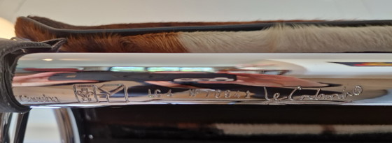 Image 1 of Cassina LC4 Fauteuil Tri Color Pony by Le Corbusier