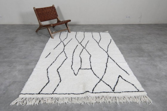 Image 1 of Tapis marocain moderne Beni Ourain 3 x 2 m