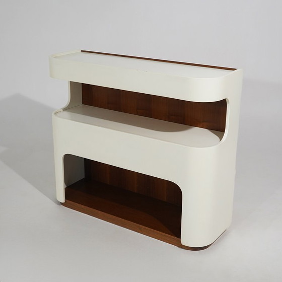 Console en bois style ère spatiale, années 1970 – Wood (photo 3 of 14)