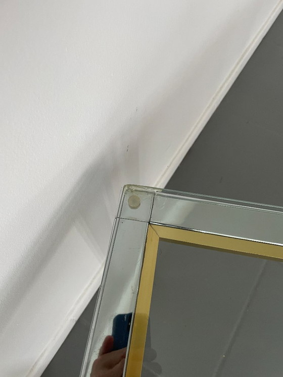 Image 1 of Romeo Rega coffee table in chrome and gold, Italy, 1970s