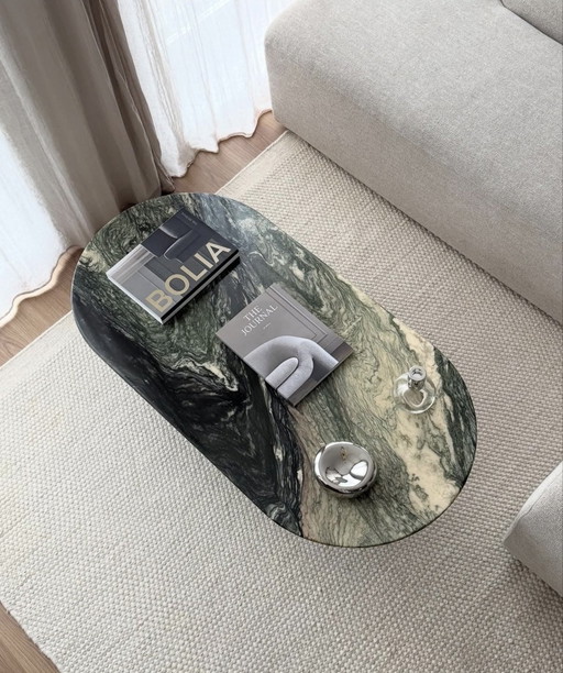 Tavolino da caffè in marmo vintage