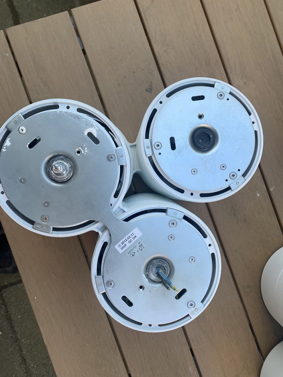 Image 1 of 3x Delta Light Link 311 opbouwspot (3x3 halogeen) (design, wit)