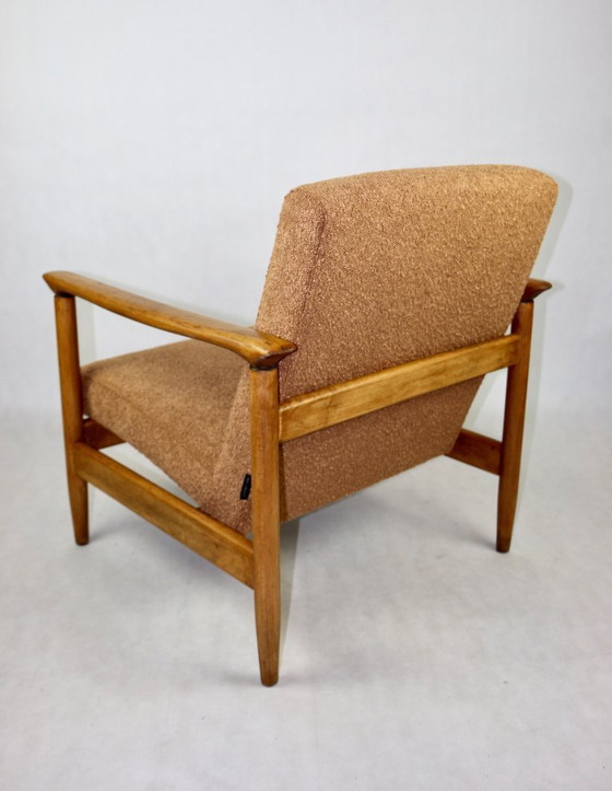 Image 1 of Orange Gold GFM-142 Armchair by Edmund Homa, 1970s