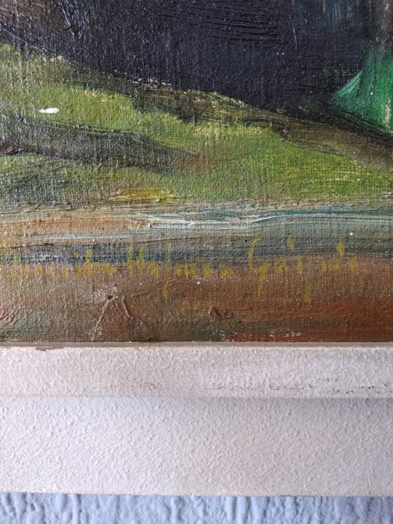 Image 1 of pintura, puerto en los Países Bajos.